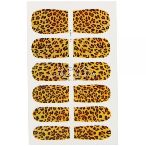 Adesivo para Unhas - Oncinha