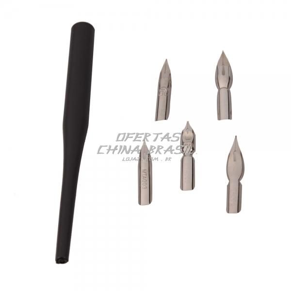 Caneta p/ decoração de Unhas c/ 5 Pontas