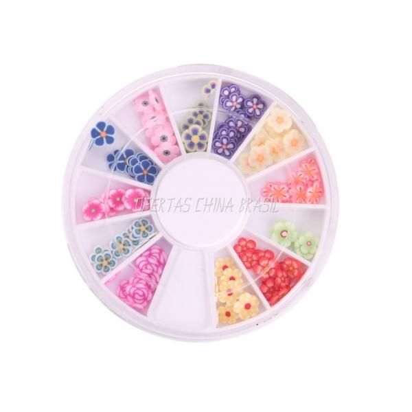 144 Fatias de Fimo 3D - Flores